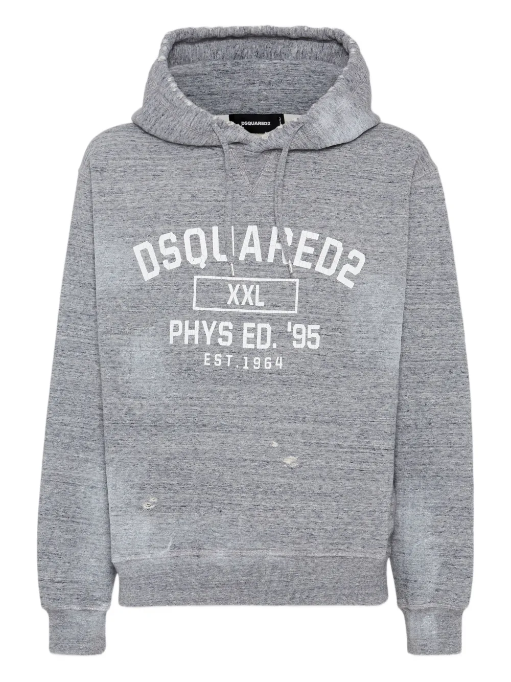DSQUARED2 logo-print hoodie | Grey | Image 1