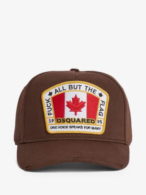 DSQUARED2 canadian flag baseball cap