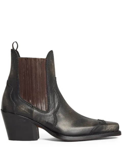 DSQUARED2 x Magliano leather Chelsea boots