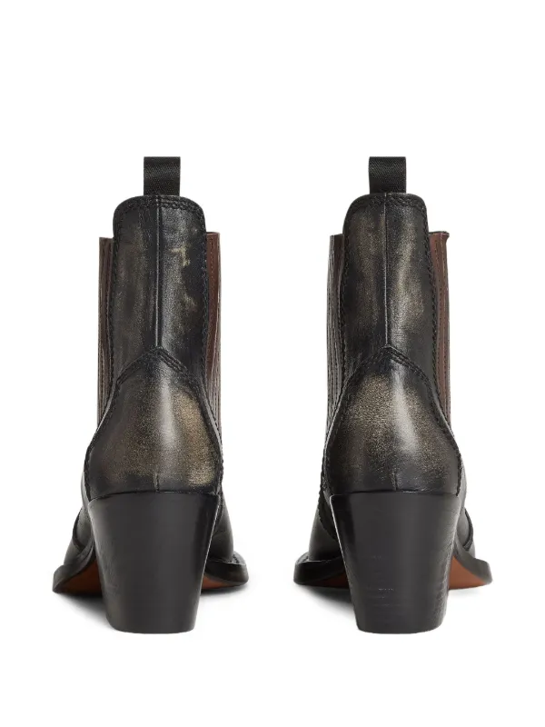 DSQUARED2 x Magliano Leather Chelsea Boots | Black | FARFETCH