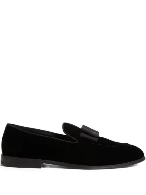Dolce & Gabbana Classic Velvet Slippers | Black | FARFETCH display picture 1
