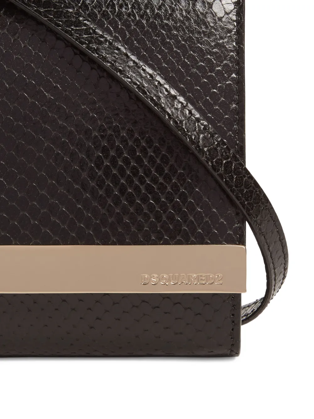 DSQUARED2 Leren portemonnee Zwart