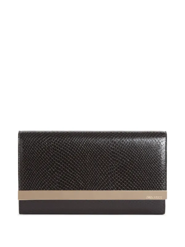 DSQUARED2 Leather Clutch Bag Black FARFETCH IL