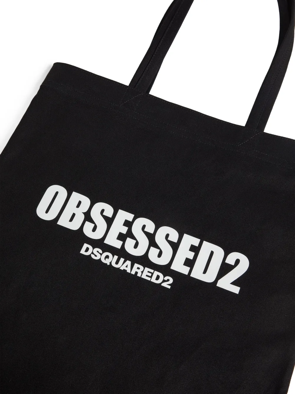 DSQUARED2 Canvas shopper Zwart