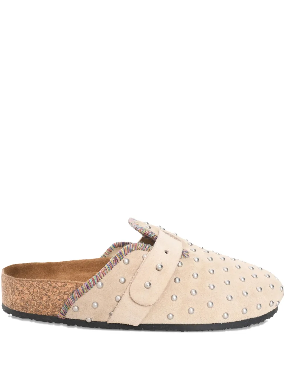 ARIZONA LOVE JOE STUD-EMBELLISHED SLIP-ON MULES