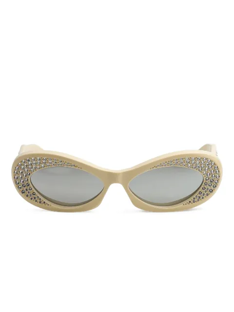 VALENTINO GARAVANI EYEWEAR نظارة شمس بإطار بيضاوي