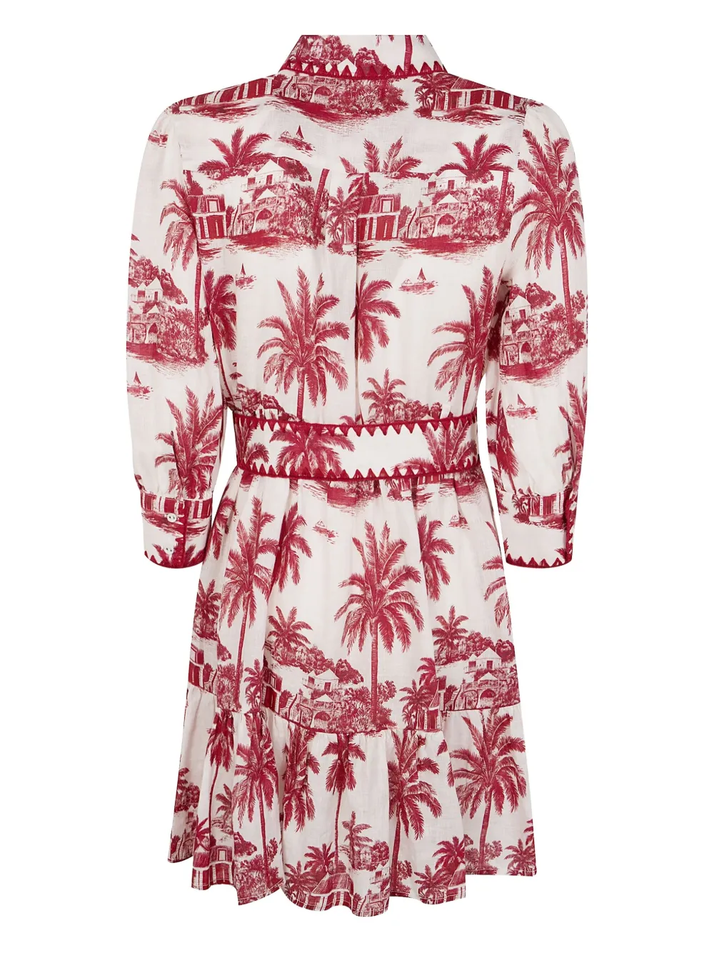 MC2 Saint Barth Daisi belted mini dress - Rood