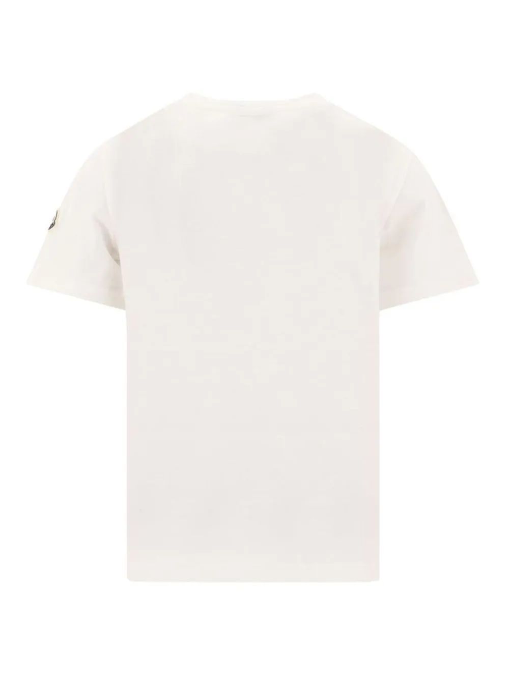 Moncler Enfant doodle-logo T-shirt Wit