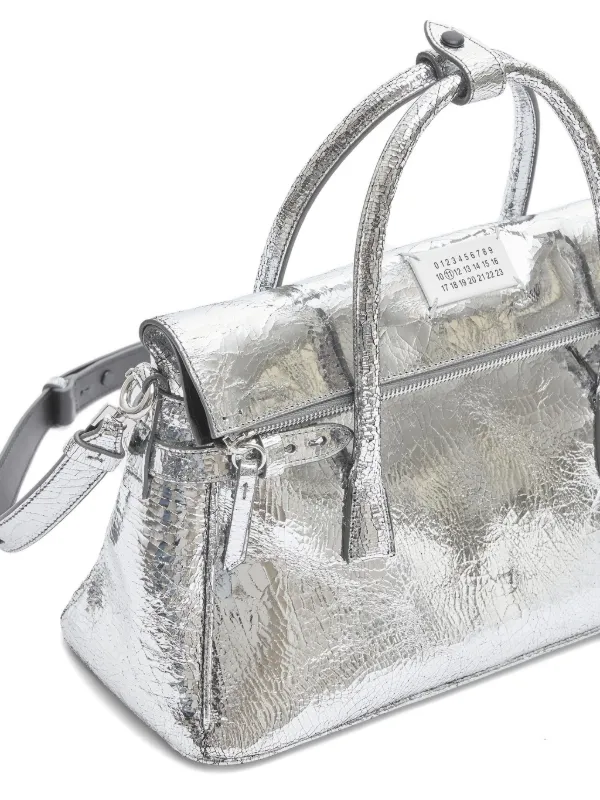 Maison Margiela Medium 5AC East West Tote Bag | Silver | FARFETCH