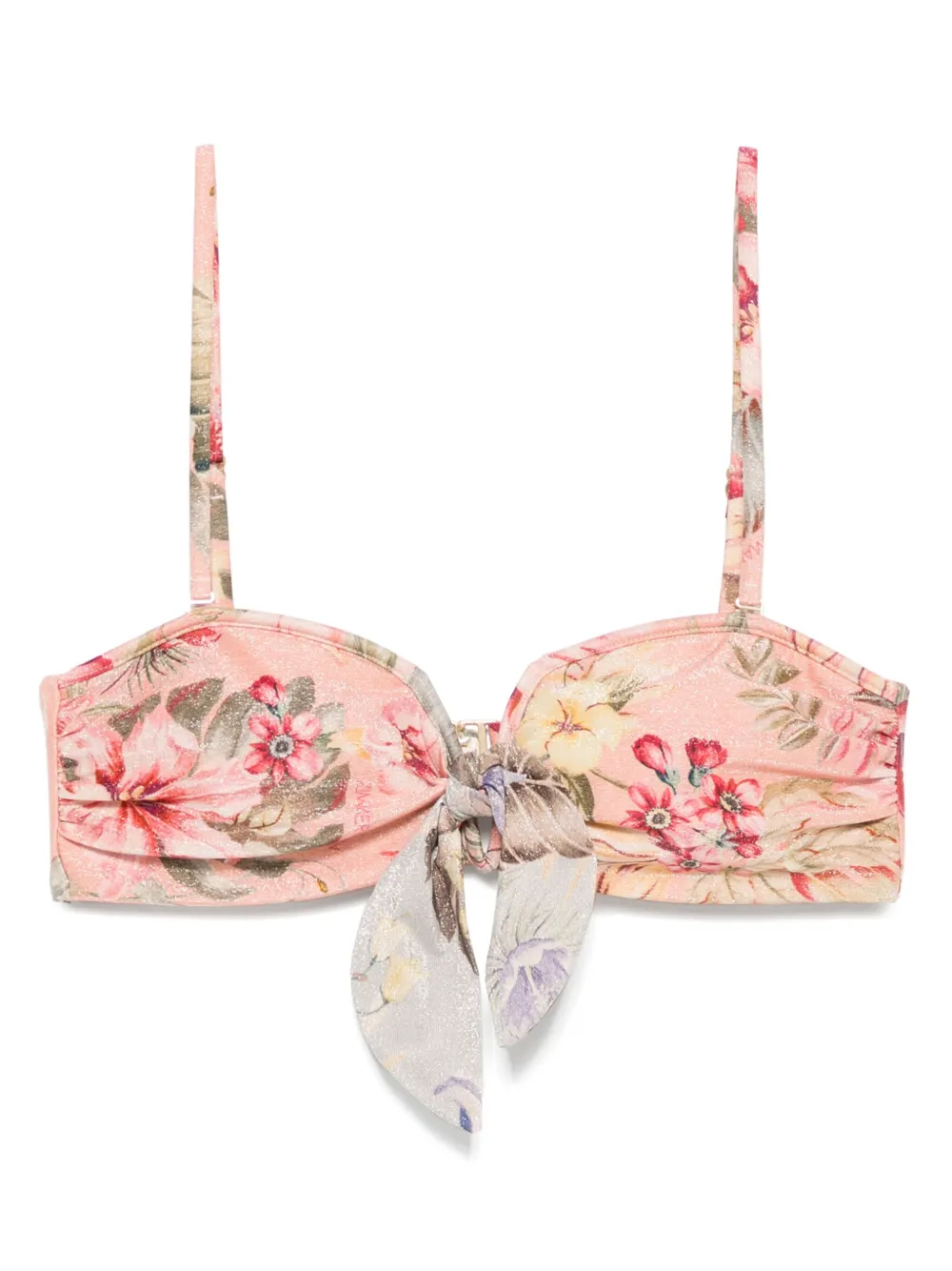 ZIMMERMANN FLORAL PRINT BIKINI TOP
