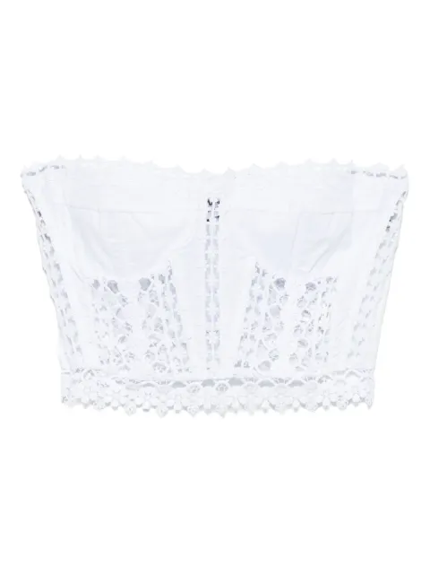 Charo Ruiz Ibiza Blusa cropped assimétrico