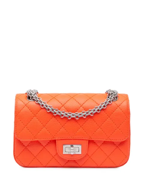 CHANEL Pre-Owned 2019 Mini Reissue 2.55 Quilted Goatskin Flap crossbody bag