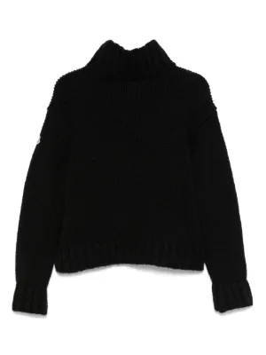 MONCLER Vネックニット 黒と白のストライプ モンクレール MONCLER GIRCOLLO TRICOT 9C750 A9498 ニット