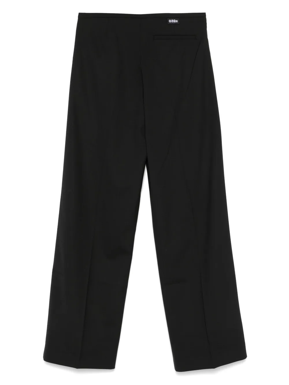 032c wool-blend trousers - Zwart
