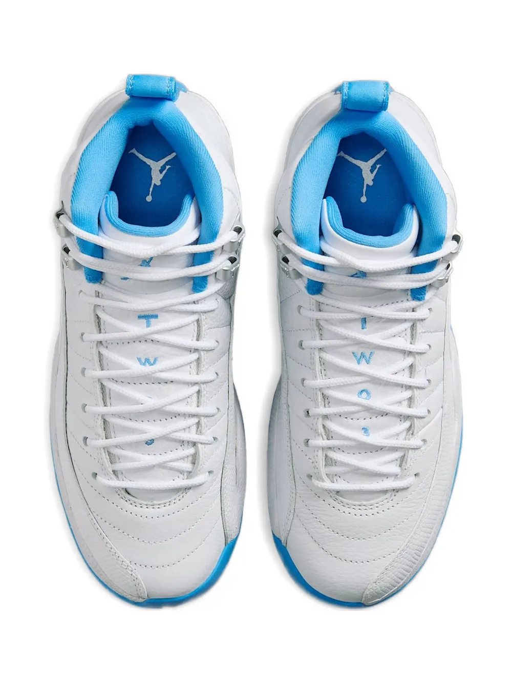 Jordan Kids quilted leather trainers White