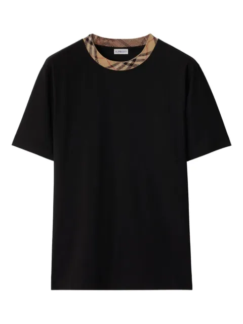 Burberry check-trim T-shirt