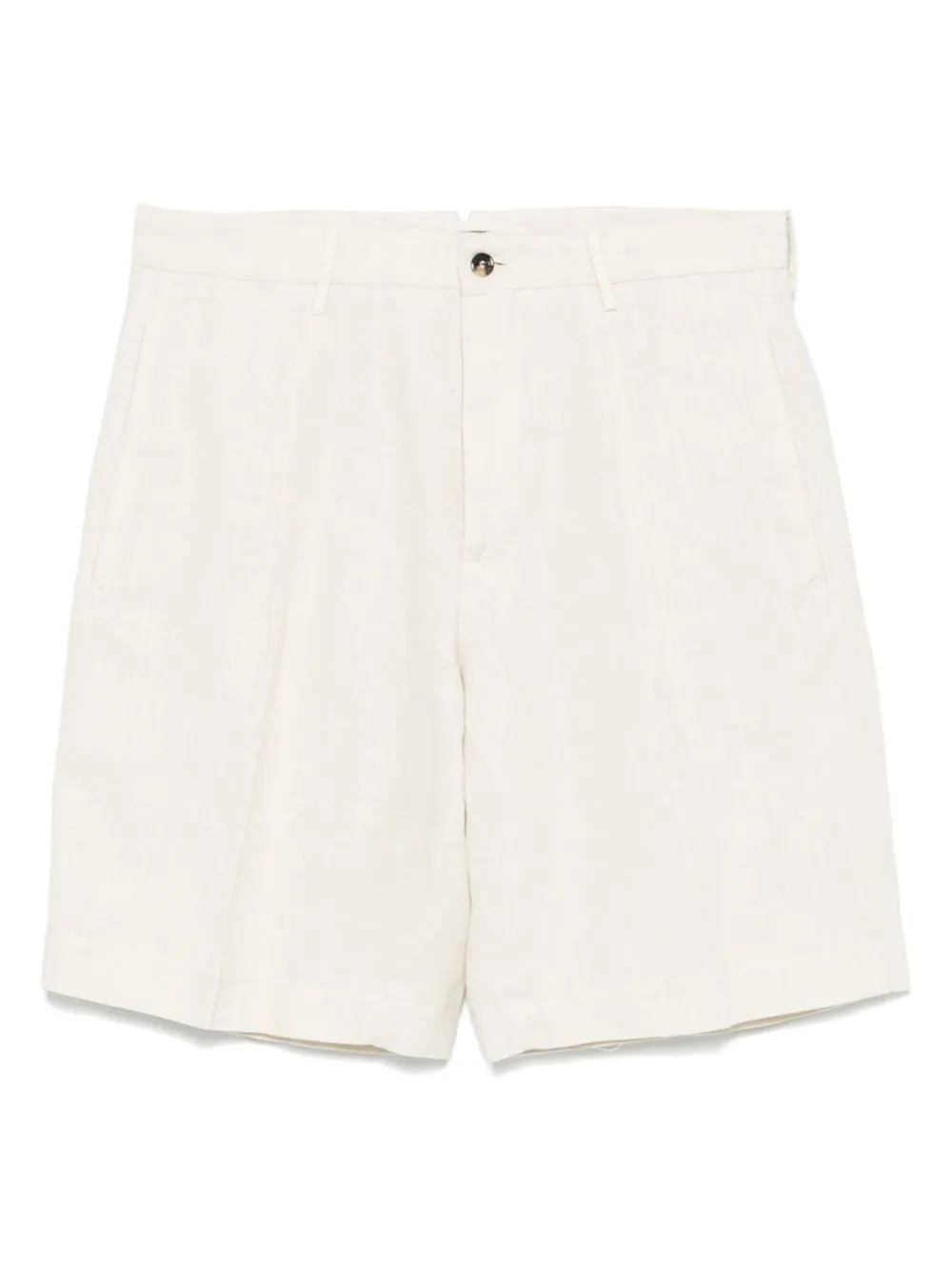 Dell'oglio linen shorts - ニュートラル Dell'oglio linen shorts - ニュートラル