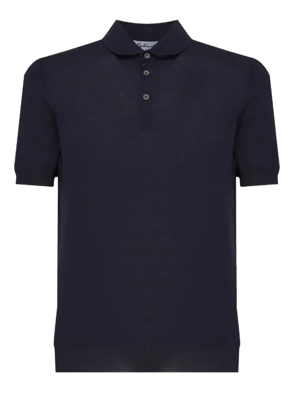 【関税&送料込】GALIANO T-shirts and Polos Blue Galiano Cotton Polo Shirt | Blue | FARFETCH TW