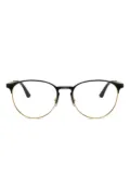 Ray-Ban gold-rimmed round glasses - 2890 Black On Gold