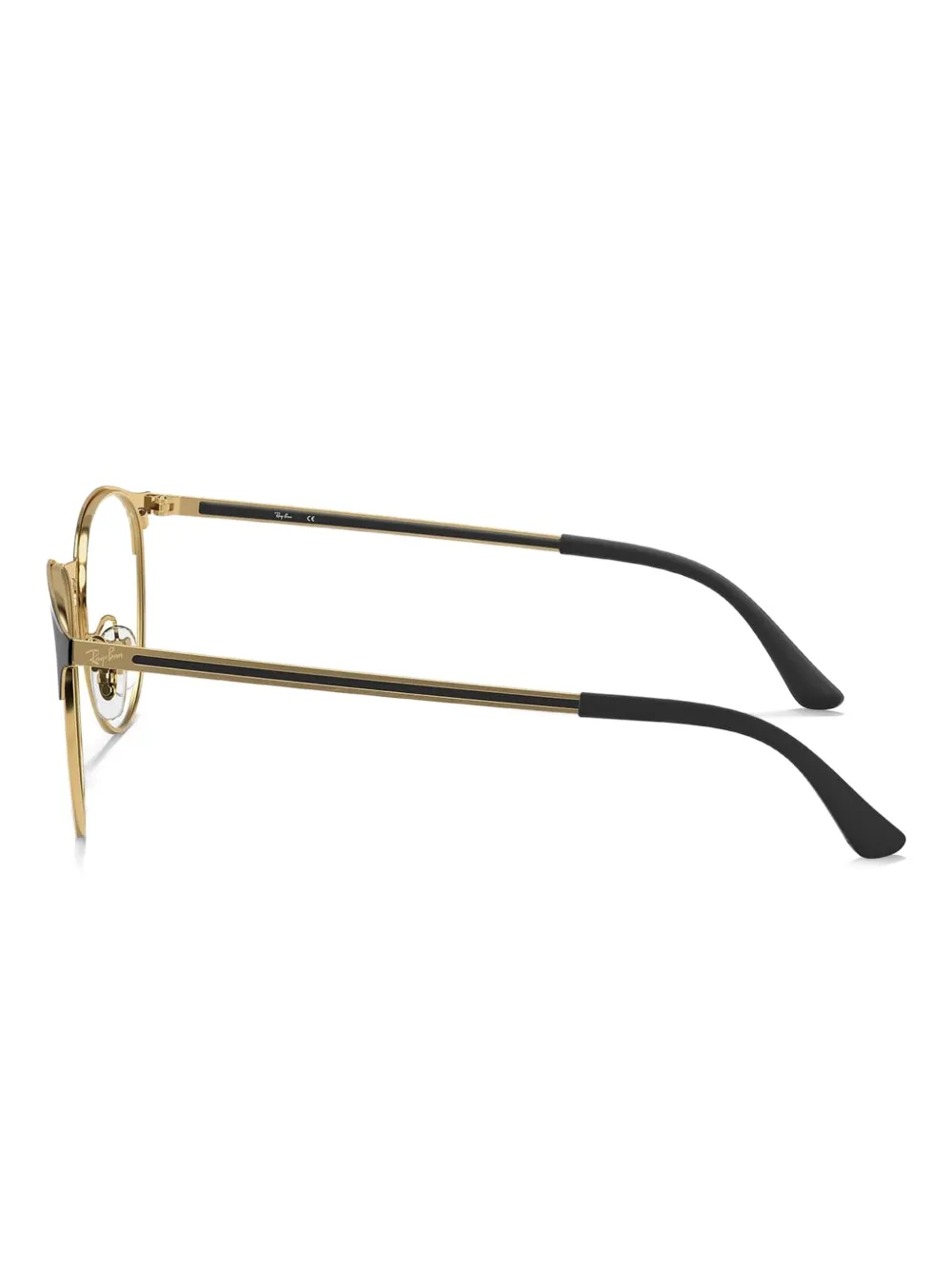 Ray-Ban Bril met rond montuur en gouden rand 2890 Black On Gold