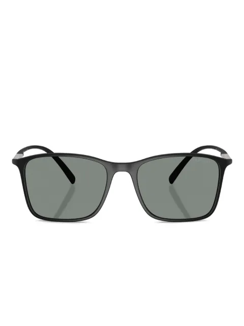 Giorgio Armani matte rectangle sunglasses
