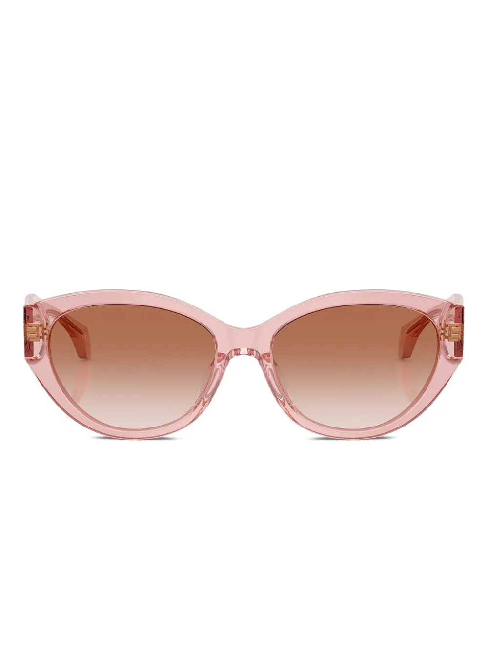Versace Eyewear Occhiali da sole ovali - Rosa
