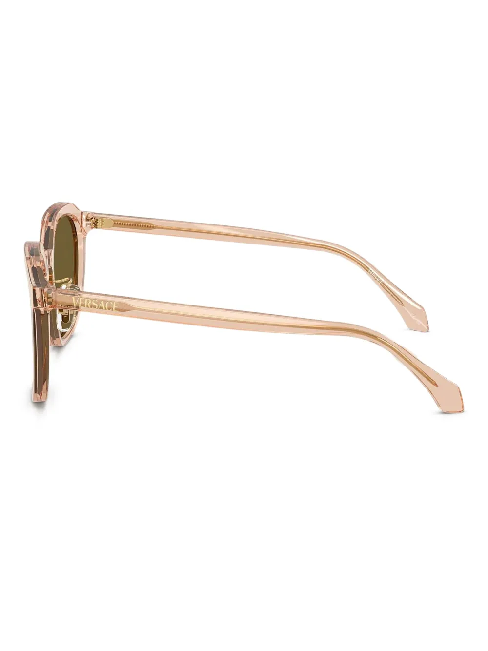 Versace Eyewear Zonnebril met vierkant montuur - Beige
