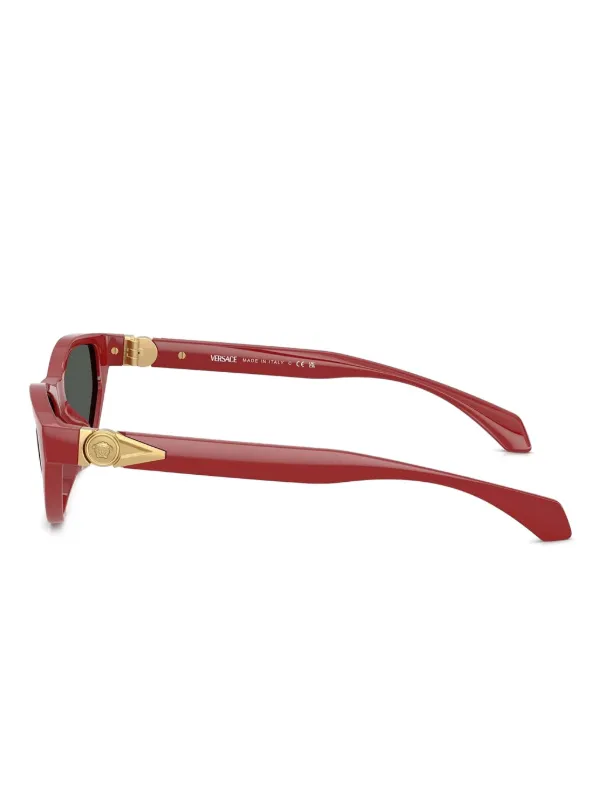 Versace Eyewear メドゥーサ キャットアイ サングラス | レッド