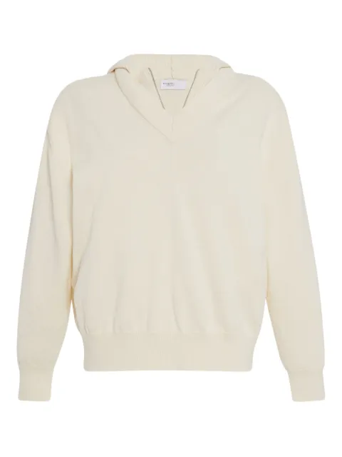 Rosetta Getty hooded V-neck pullover