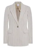 Rosetta Getty pinstriped tailored blazer - Neutrals