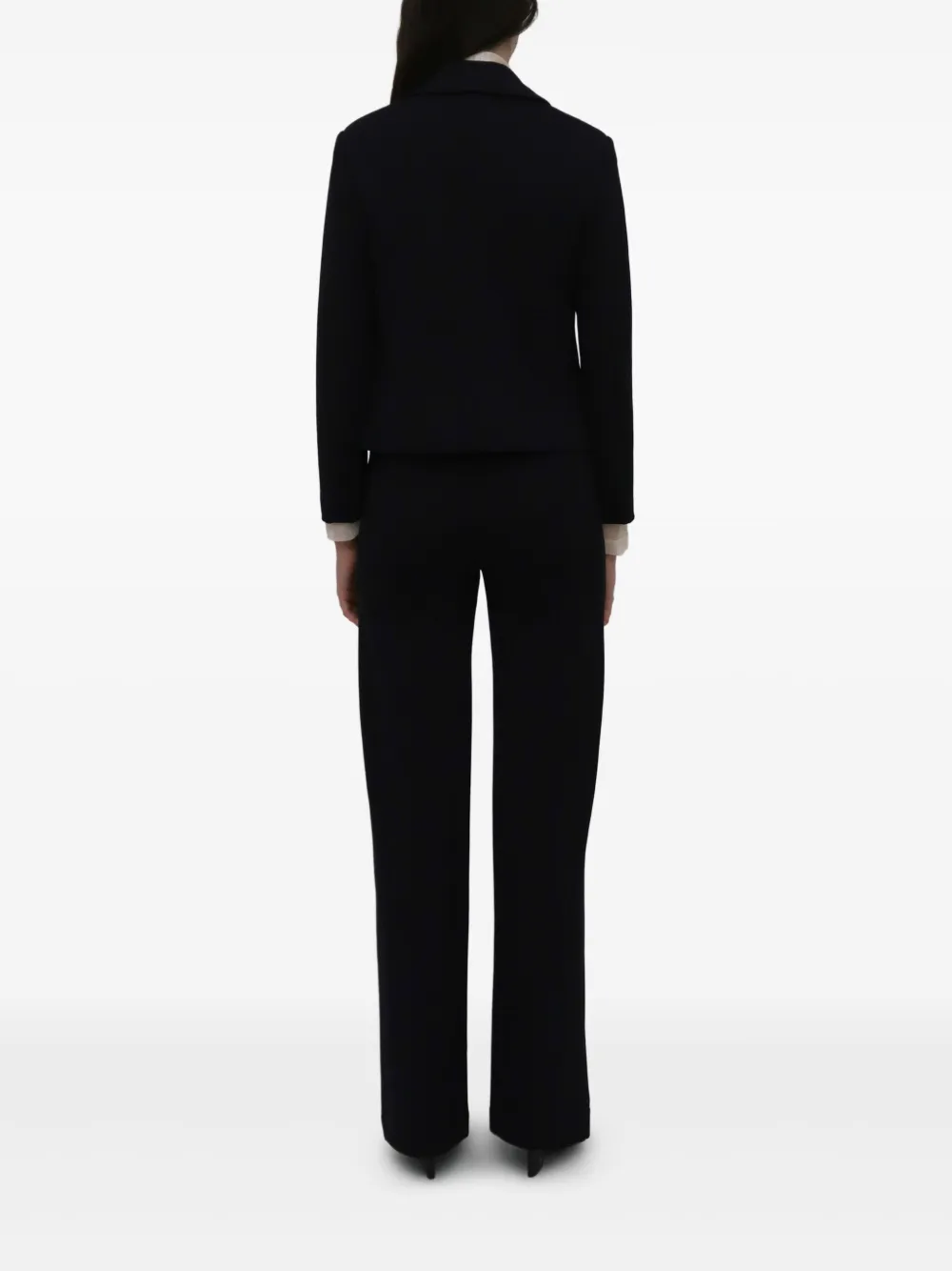 Rosetta Getty Blazer met enkele rij knopen Zwart