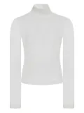 Rosetta Getty turtleneck sheer top - White