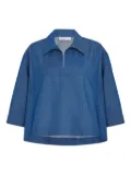 Rosetta Getty chambray blouse - Blue
