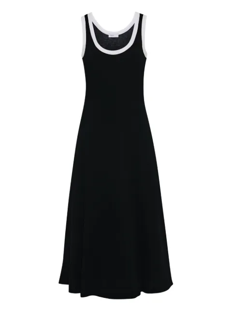 Rosetta Getty vestido midi con escote redondo