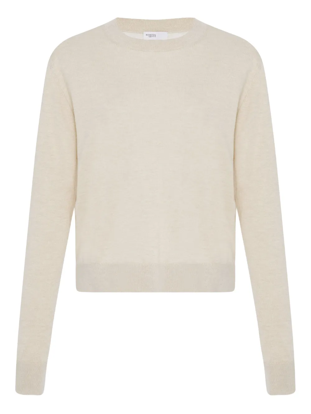 Rosetta Getty T-shirt met ronde hals Beige