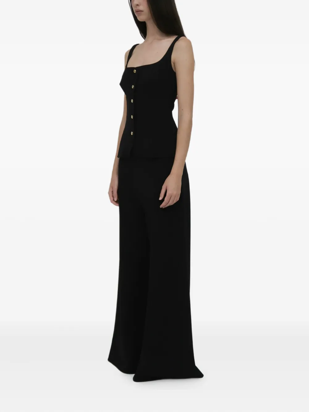 Rosetta Getty bias-cut trousers Zwart