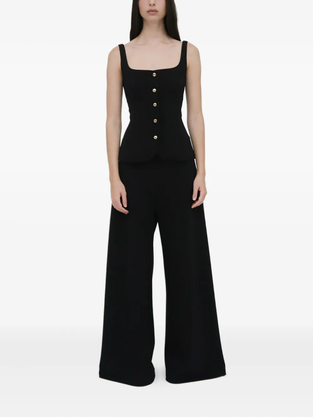 Rosetta Getty bias-cut trousers Zwart