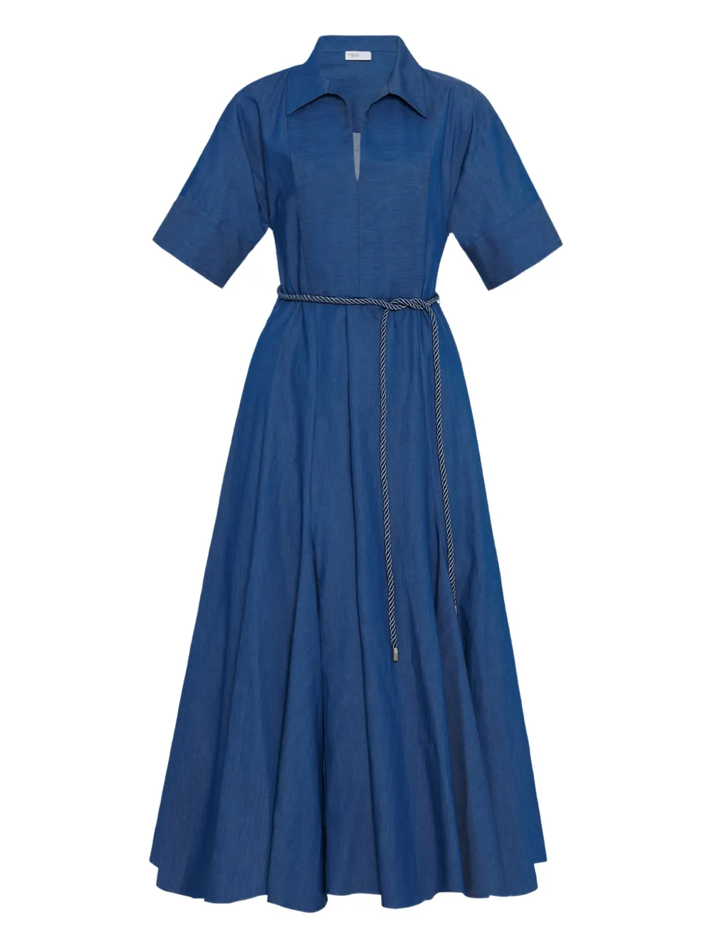 Rosetta Getty Blousejurk met ceintuur Blauw
