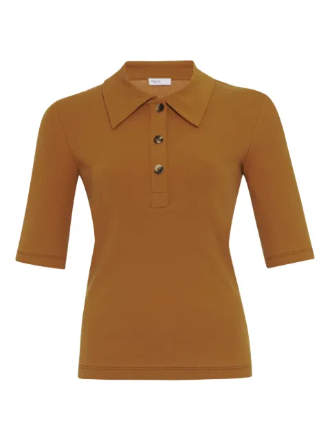Rosetta Getty playera tipo polo con botones
