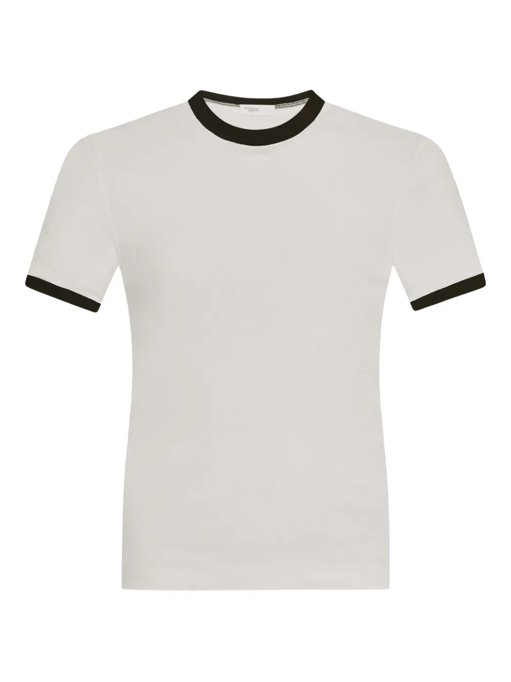 Rosetta Getty T-shirt met contrasterende afwerking Wit