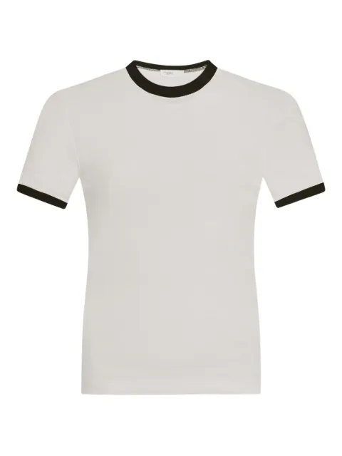 Rosetta Getty playera manga corta con ribete en contraste