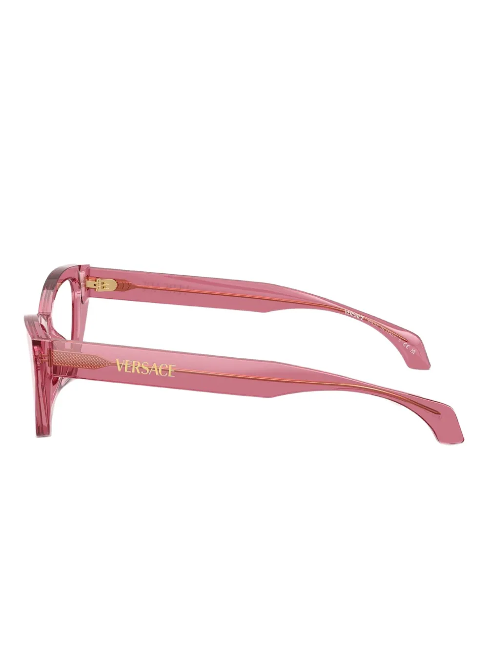 Versace Eyewear VE3373 bril met cat-eye montuur Roze