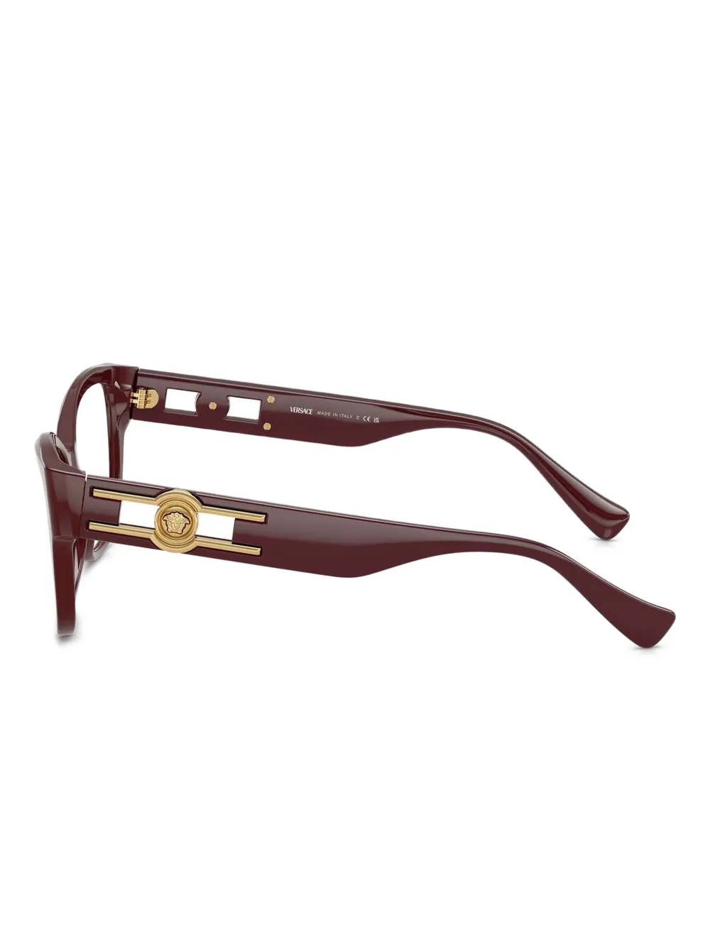 Versace Eyewear Bril met cat-eye montuur Rood