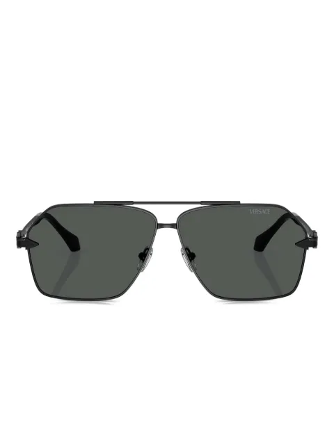 Versace Eyewear Medusa-embellished pilot sunglasses