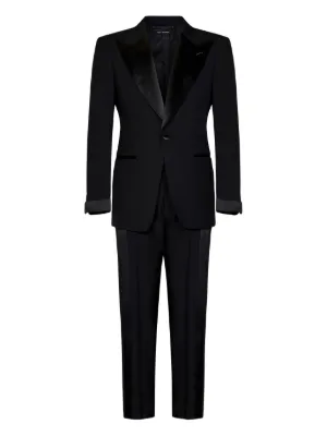 TOM FORD トム・フォード Shelton シングルスーツ | ブラック