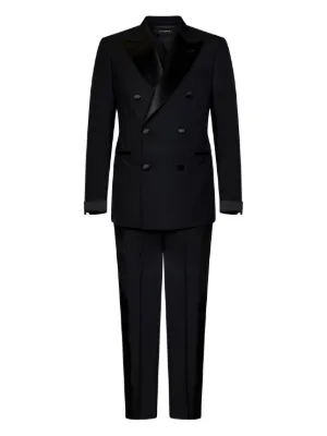 TOM FORD トム フォード ブラック ダブル タキシード TOM FORD タキシード スーツ ブラック (TOM FORD/スーツ