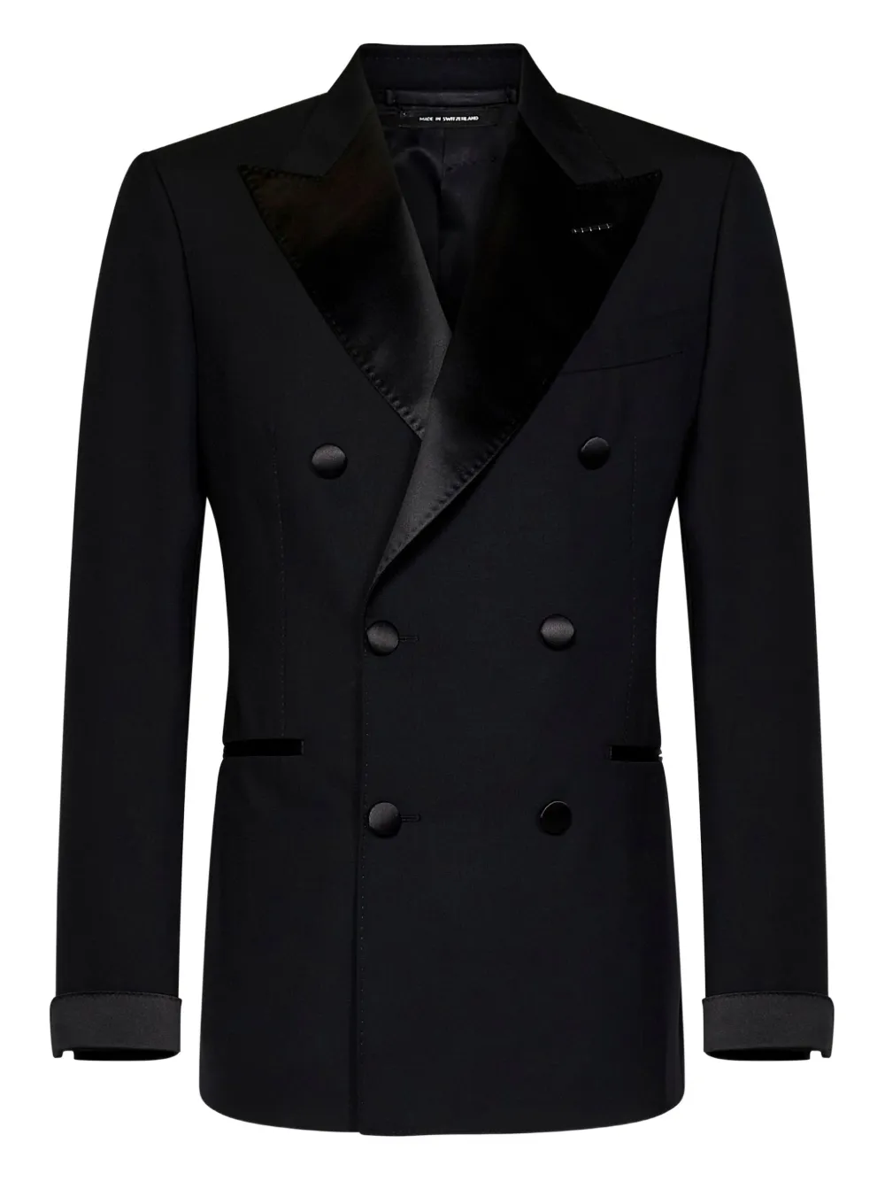TOM FORD Pak met dubbele rij knopen Zwart