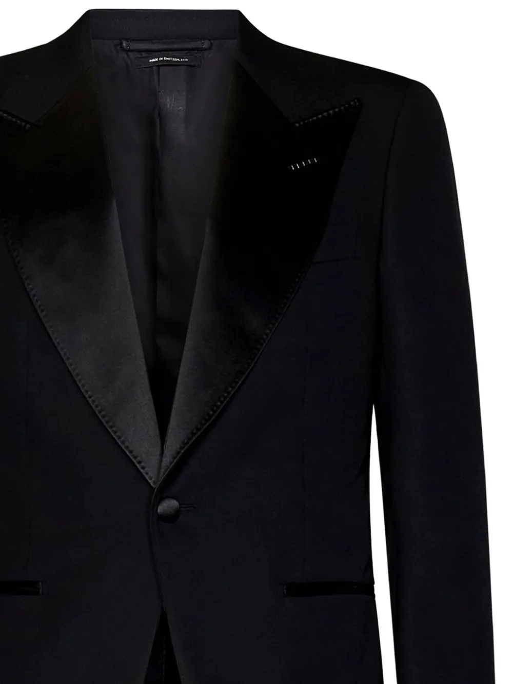 TOM FORD Pak met enkele rij knopen Zwart