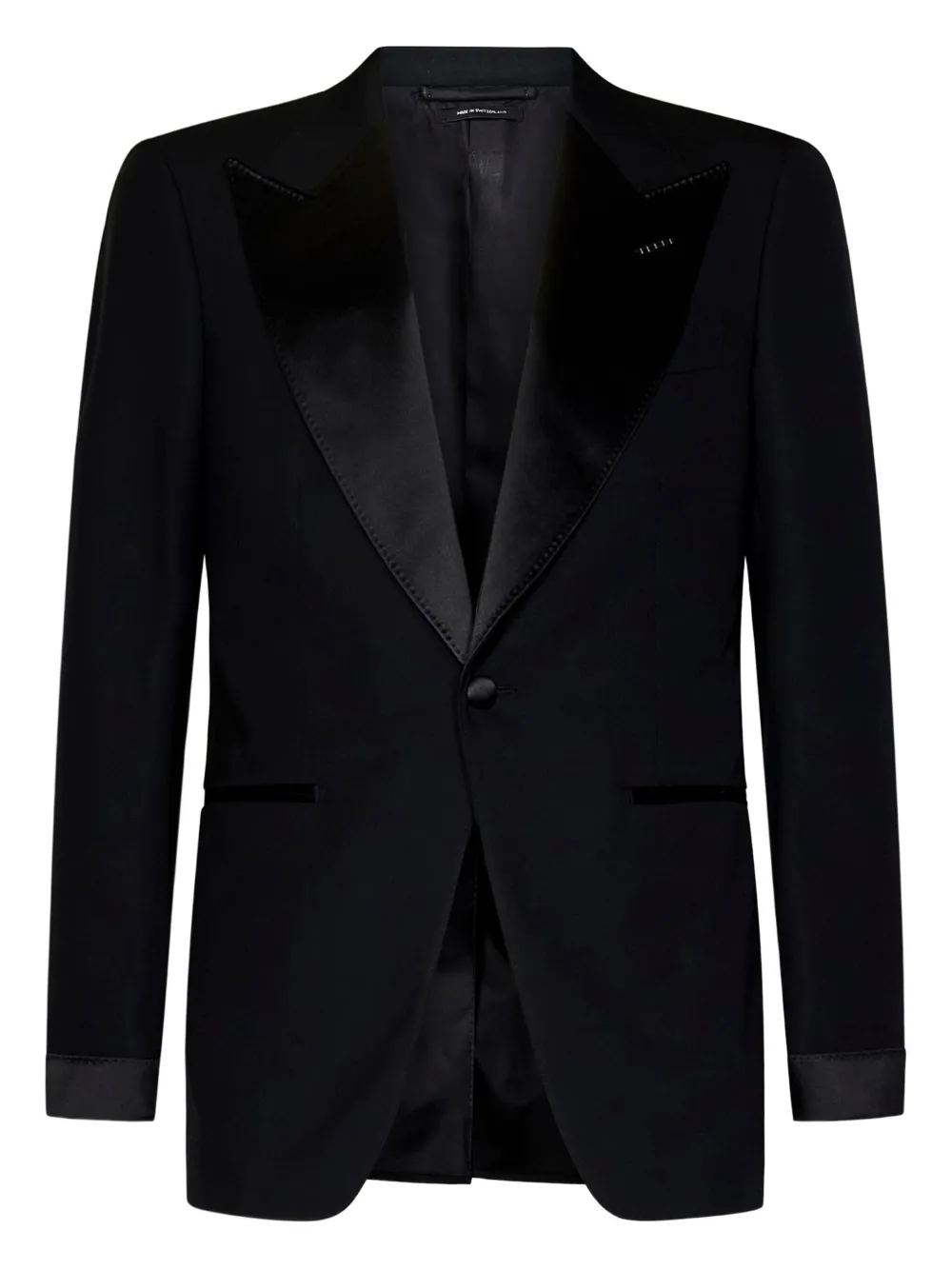 TOM FORD Pak met enkele rij knopen Zwart