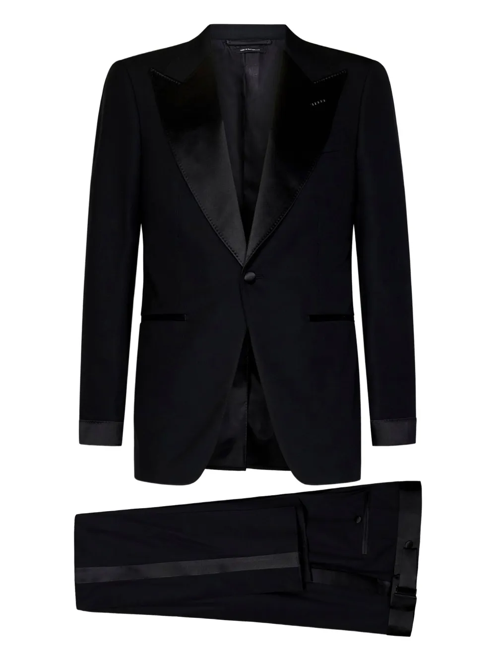 TOM FORD Pak met enkele rij knopen Zwart